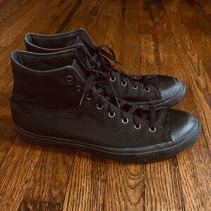 Converse Chuck Taylor All Star Canvas High Top Triple Black Men's 13/Womens 15
